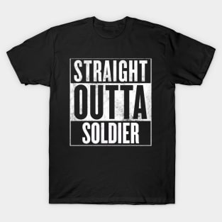 Straight Outta Soldier - Final Fantasy VII T-Shirt